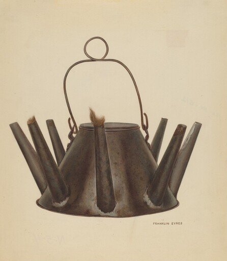 Lard Oil Lamp