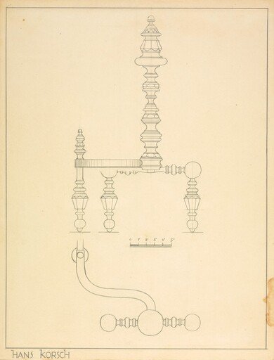 Andiron (one of pair)