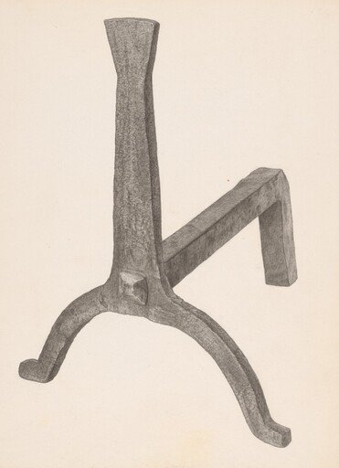 Andiron (one of pair)