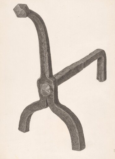 Andiron (one of pair)
