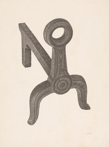 Andiron (one of pair)