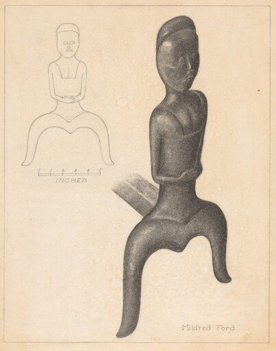 Andiron (one of pair)