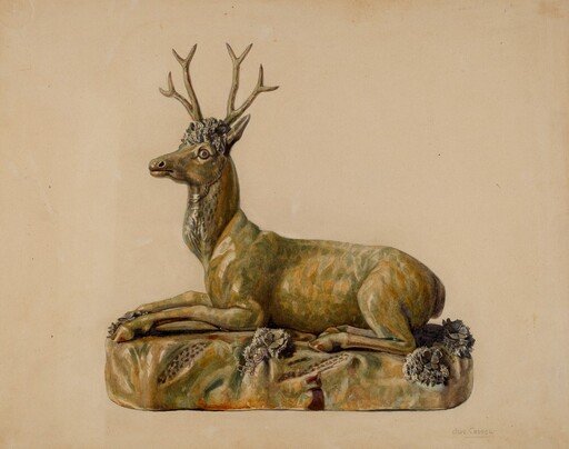 Stag Statuette