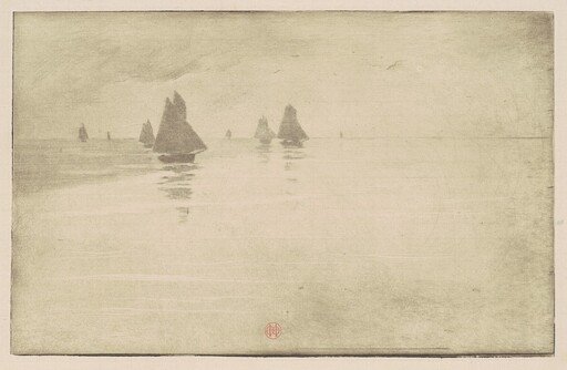 Boats in a Morning Fog