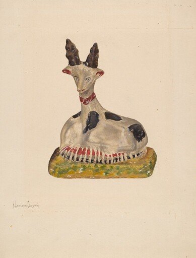 Chalkware Deer