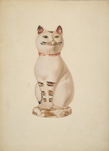 Chalkware Cat