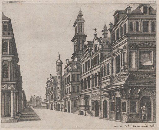Perspective View of a Street