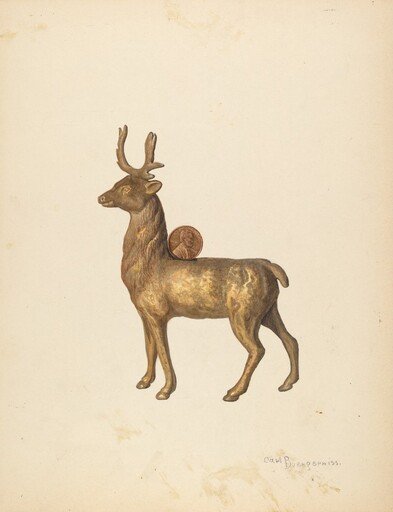 Child's Saving Bank (Deer)