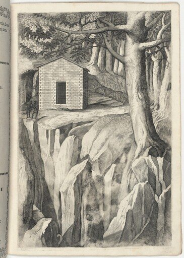 Monastic Cell of the Blessed John of La Verna (Cella del beato Giovanni della Verna) [plate T]