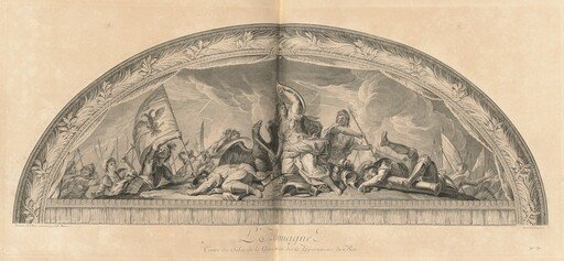L'Allemagne Cintre du Salon de la Guerre du côté des appartemens du Roi (Germany, Center of the Salon of War next to the King's Chambers) [pl. 37]