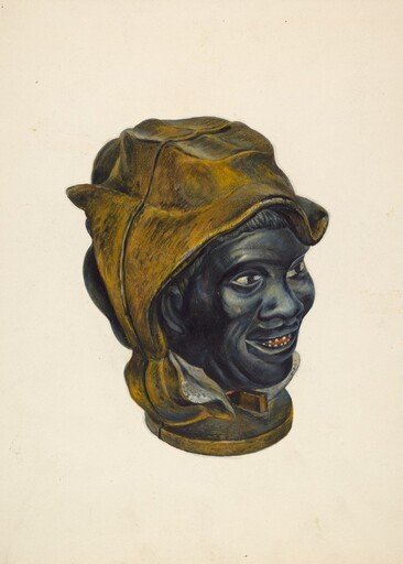 Toy Bank: Negro Boy Head