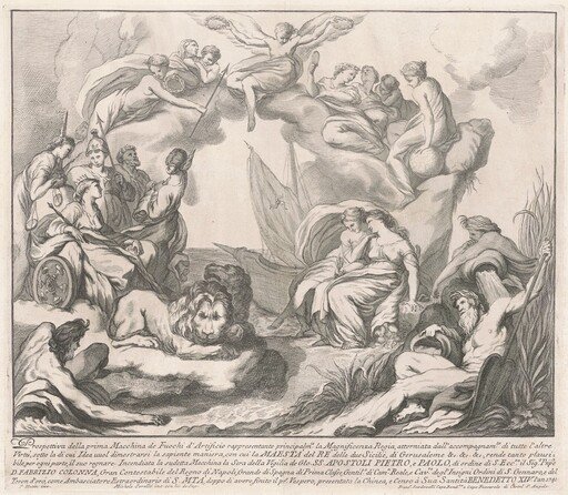 The Prima Macchina for the Chinea of 1741: Allegory of Regal Magnificence