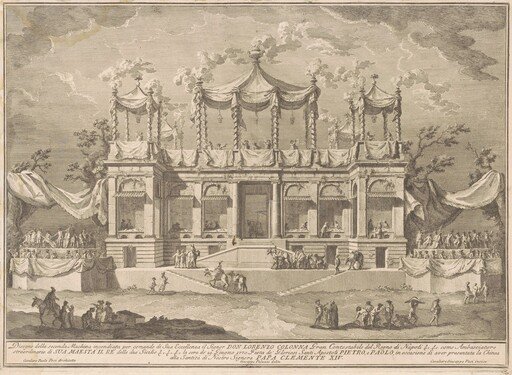 The Seconda Macchina for the Chinea of 1770: The Fish Market Portico