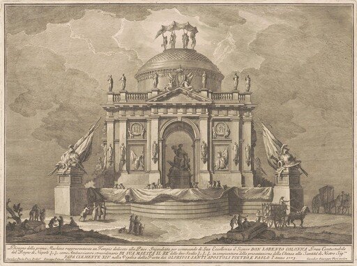 The Prima Macchina for the Chinea of 1773: The Temple of Peace