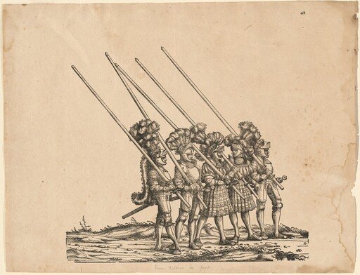 Five Tilters on Foot