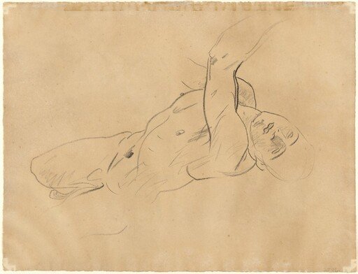 Falling Male Nude [verso]