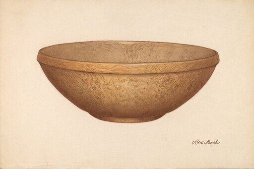 Wooden Salad or Chopping Bowl