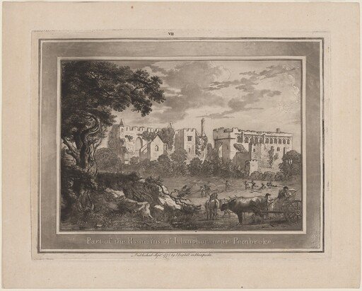 Part of the Remains of Llanphor near Pembroke
