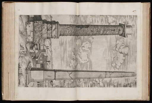 The Column of Marcus Aurelius with an Obelisk