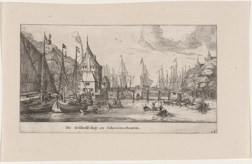 The Gelderse Quay and the Schreiers Tower, Amsterdam