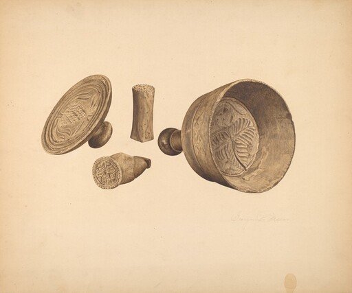 Butter Print and Mold
