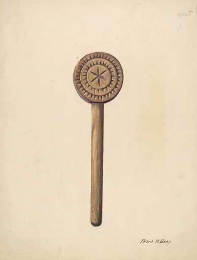 Wooden Butter Stamp