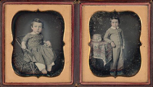 Portraits of a Girl and a Boy