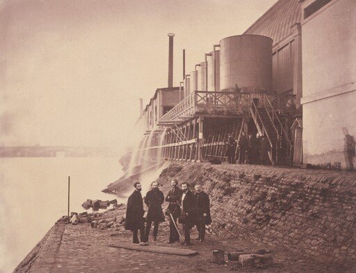 Water Tanks Outside of Annex, Paris Exposition Universelle