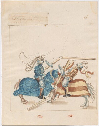 Mock Joust of War with Flying Shields