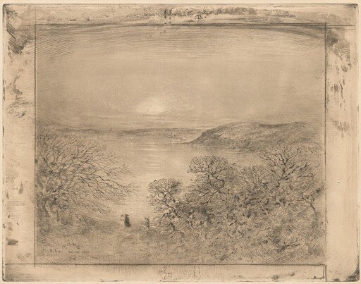 Lever de lune a Dinard (Moonrise at Dinard)