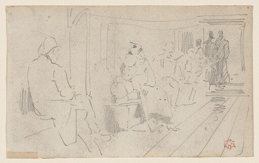 Preliminary Sketch for " The Passage" (La Traversee)