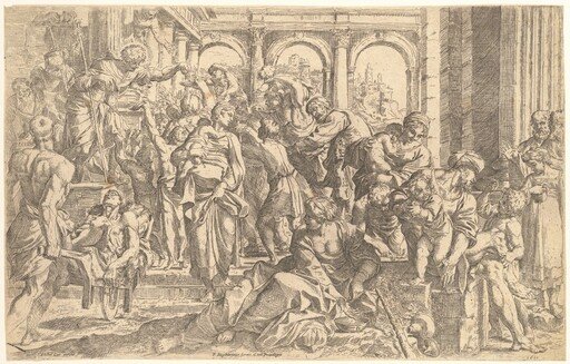 Saint Roch Distributing Alms