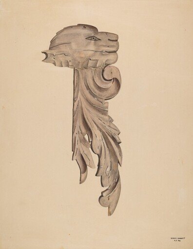 Wood Carving - Profile Face