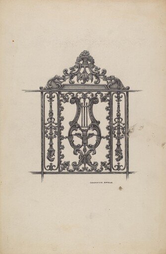 Gate to Cemetery Plot