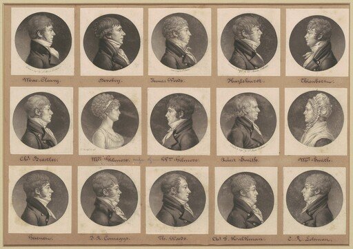 Saint-Mémin Collection of Portraits, Group 25