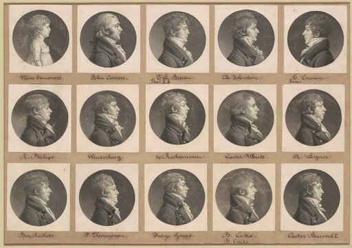 Saint-Mémin Collection of Portraits, Group 30