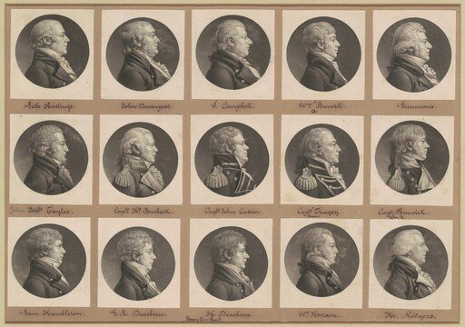 Saint-Mémin Collection of Portraits, Group 34