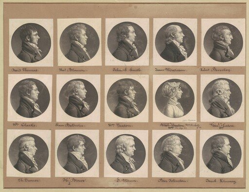 Saint-Mémin Collection of Portraits, Group 38