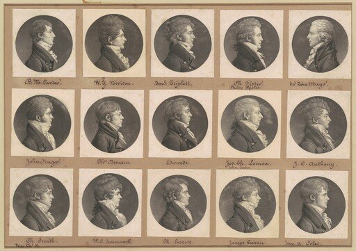 Saint-Mémin Collection of Portraits, Group 41