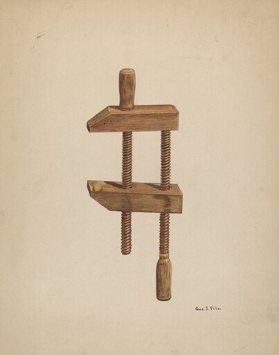 Walnut Screw Clamp
