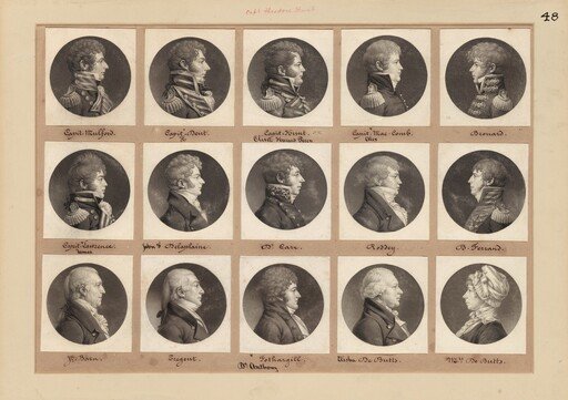 Saint-Mémin Collection of Portraits, Group 48
