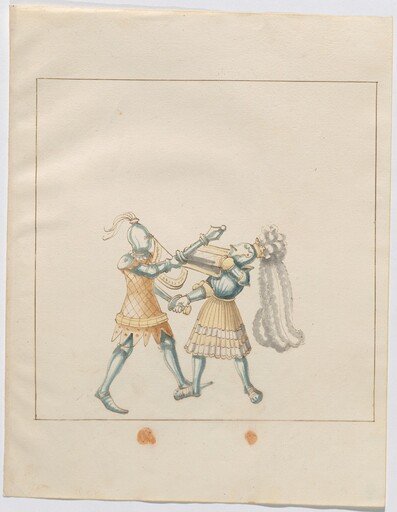 Foot Combat with Maces and Tartsche Shields