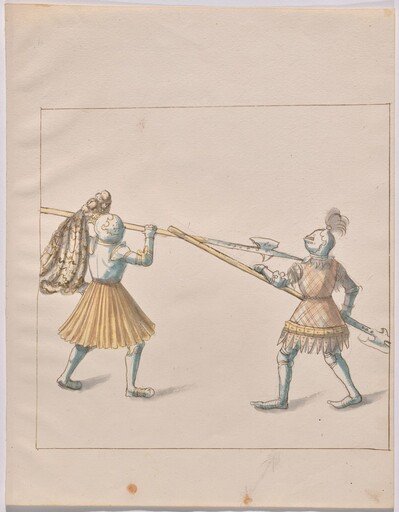Foot Combat with Halberds