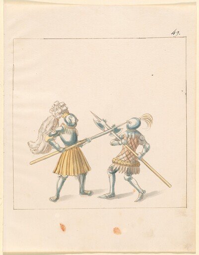 Foot Combat with Halberds