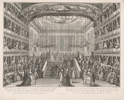 Spectacle in Honor of the Grand Dukes of Russia in the Theater of San Benedetto, 1782