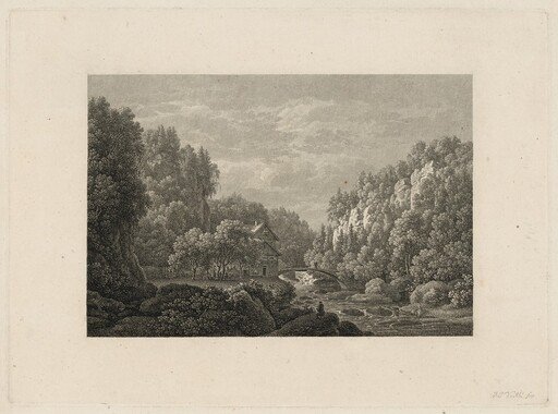 The Lochmühle in the Liebethal, in "Saxon Switzerland"