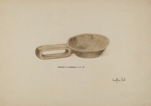 Old Wood Ladle