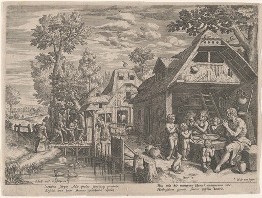 Henoch and His Family at a Meal