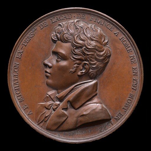Achille-Etna Michallon, 1796-1822, French Painter [obverse]