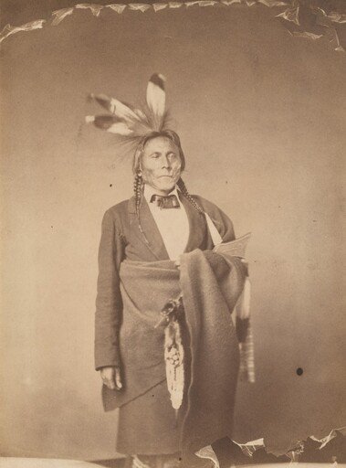 Hin-han-du-ta, The Red Owl, a Chief of the Mde-wa-kan-ton Sioux